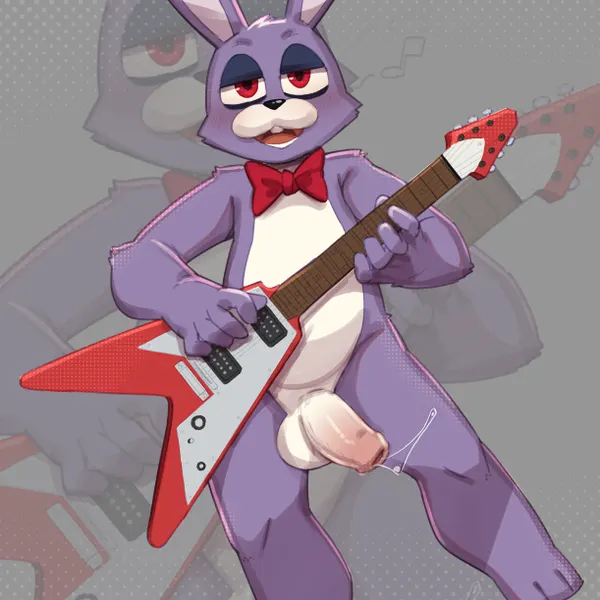 bonnie (fnaf) (five nights at freddy's, scottgames) created by harusuke