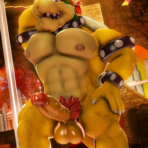 bowser (mario bros, nintendo) created by moonwulf