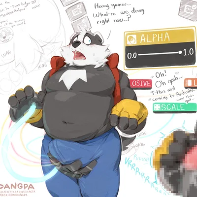 bradley (bradley the badger) (bradley the badger (game)) created by dangpa