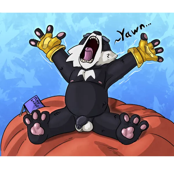 bradley (bradley the badger) (bradley the badger (game)) created by garo (artist)