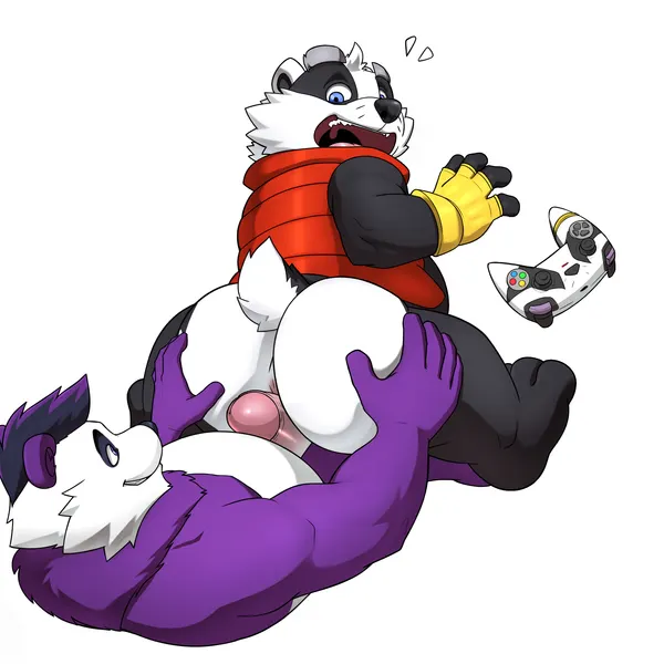 bradley (bradley the badger), panfluff (panfluff) (bradley the badger (game)) created by seyrmo