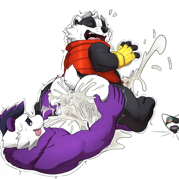 bradley (bradley the badger), panfluff (panfluff) (bradley the badger (game)) created by seyrmo