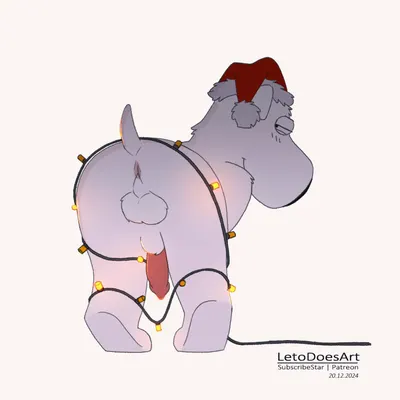 brian griffin (christmas, family guy) created by letodoesart