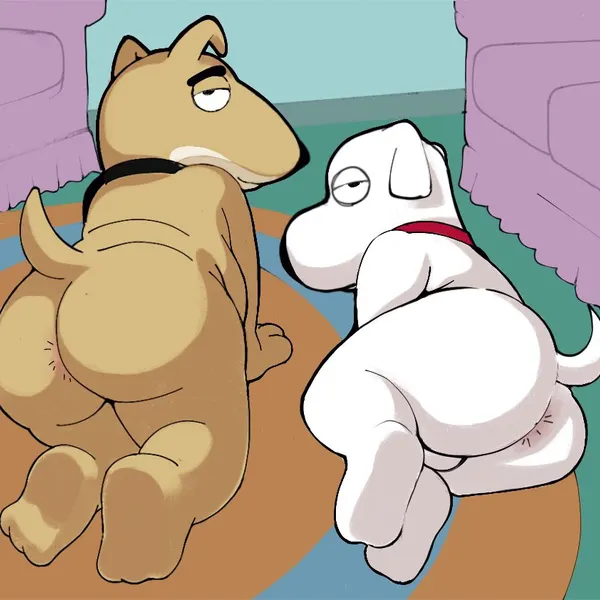 brian griffin, vinny griffin (family guy) created by revonless