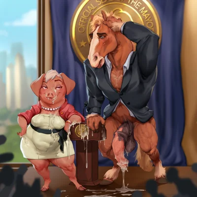 brian winddancer, mayor swinton (disney, zootopia) created by laser (artist)