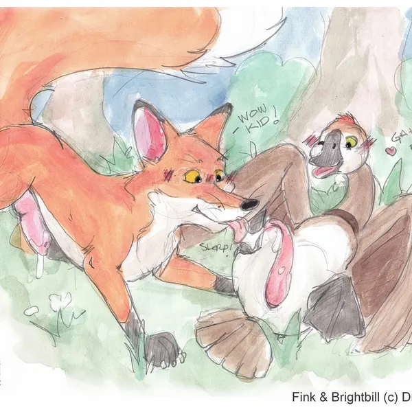 brightbill (the wild robot), fink (the wild robot) (the wild robot) created by fennec (artist)
