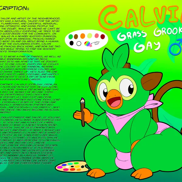 calvin (tepigfan101) (nintendo, pokemon) created by tepigfan101