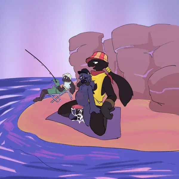 caster (the big catch), gwylym (xythiel), tackle (the big catch) (the big catch) created by martindosent