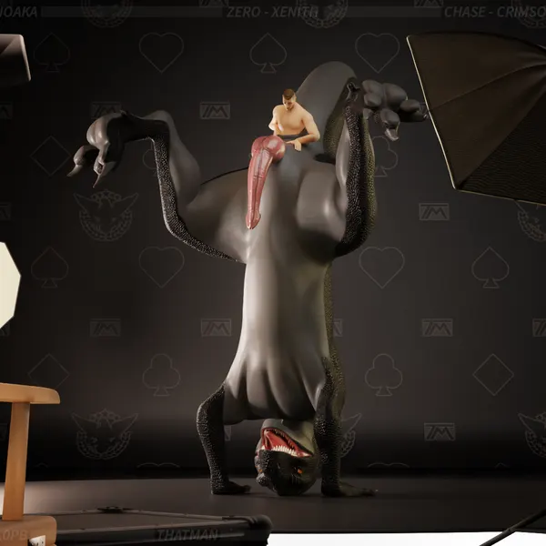 chase (crimsoncreaturecreations), zero (thatman 23) (thatman studio) created by thatman