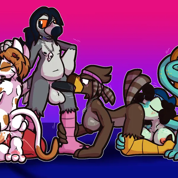 christie (felino), kimmy (felino), lana banana (felino) created by ultilix