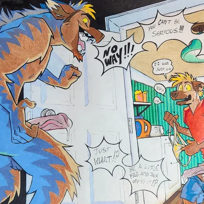 conor (pizzatrash), hunter (pizzatrash) created by yeenstank