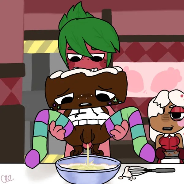 cosmo (dandy's world), ginger (dandy's world), sprout (dandy's world) (blushcrunch studio, dandy's world) created by cloclochloe