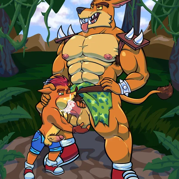 crash bandicoot, tiny tiger (activision, crash bandicoot (series)) created by joalmidon