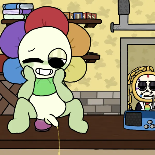 dandy (dandy's world), dyle (dandy's world) (blushcrunch studio, dandy's world) created by cloclochloe