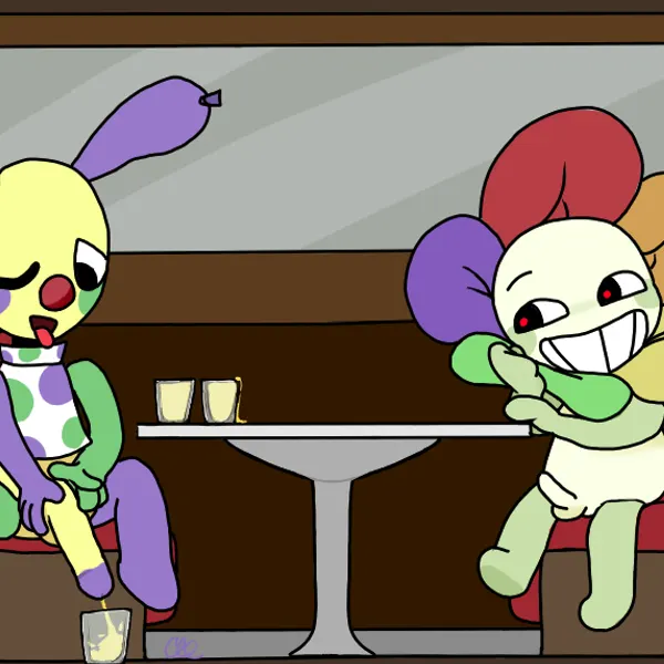 dandy (dandy's world), looey (dandy's world) (blushcrunch studio, dandy's world) created by cloclochloe