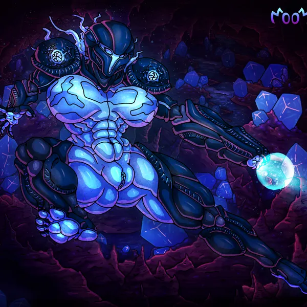 dark samus (metroid, metroid prime) created by moomis