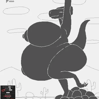 dinosaur (google chrome) (google, google chrome) created by snapps