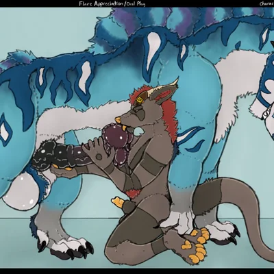 draco (zephyrthedrake), landon (fellowwolf) (mythology) created by fellowwolf