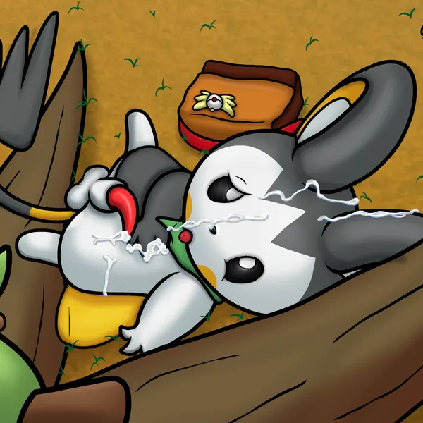 drift (emolga) (everstone guild, nintendo) created by gau (artist)