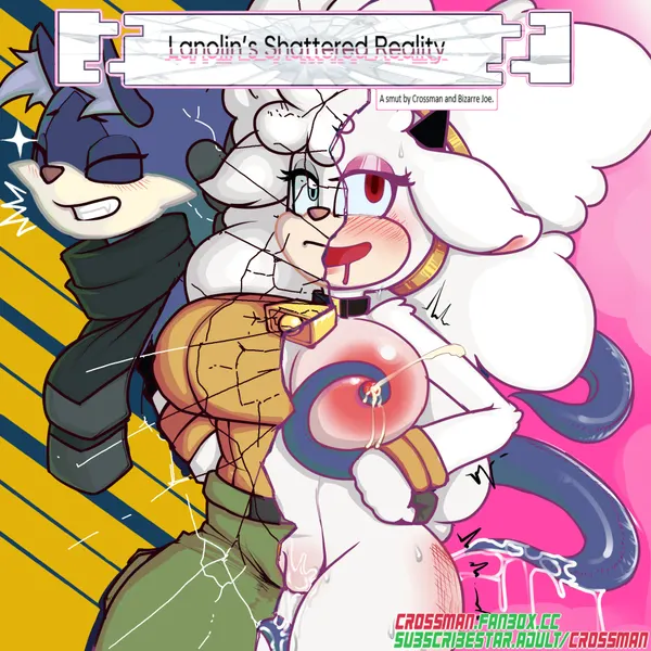 duo the cat, lanolin the sheep (sonic) (idw publishing, sega) created by crossman