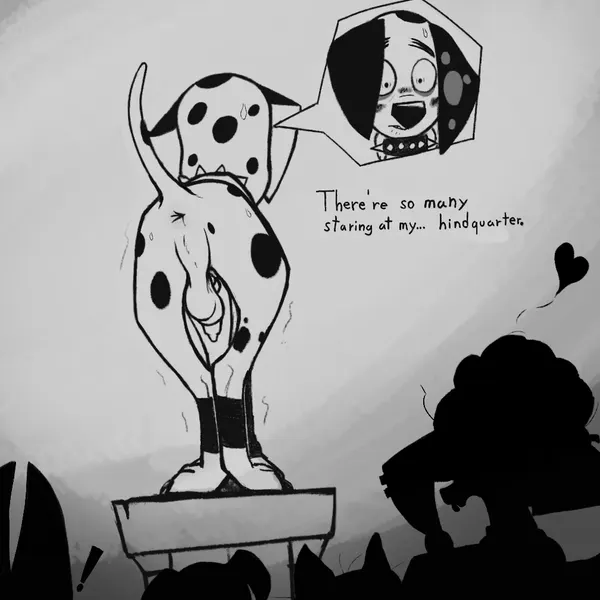 dylan (101 dalmatians), fergus (101 dalmatians), portia (101 dalmatian street) (101 dalmatian street, 101 dalmatians) created by thatcatlie