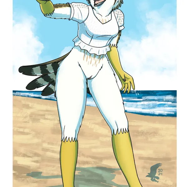 evy (fish birb) created by fish birb