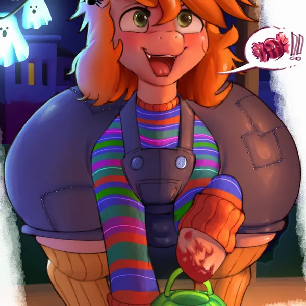 fan character, flaney (tacoghastly) (chucky (series), halloween) created by tacoghastly