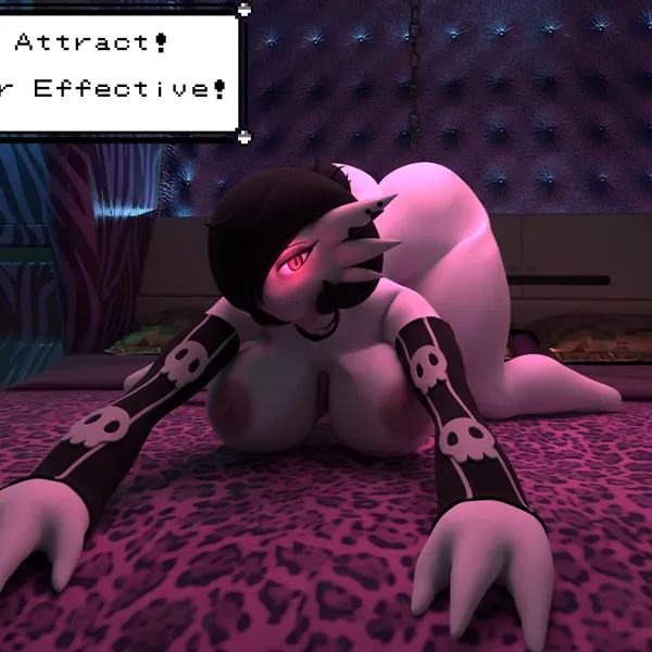 fan character, grime the gardevoir (coel3d), warfare gardevoir (nintendo, pokemon) created by ghostgengaming