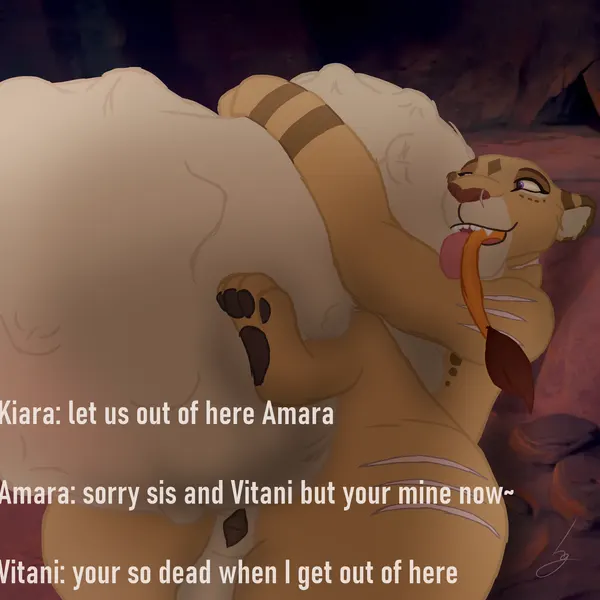 fan character, kiara (the lion king), vitani (the lion king) (disney, the lion king) created by king hg 21