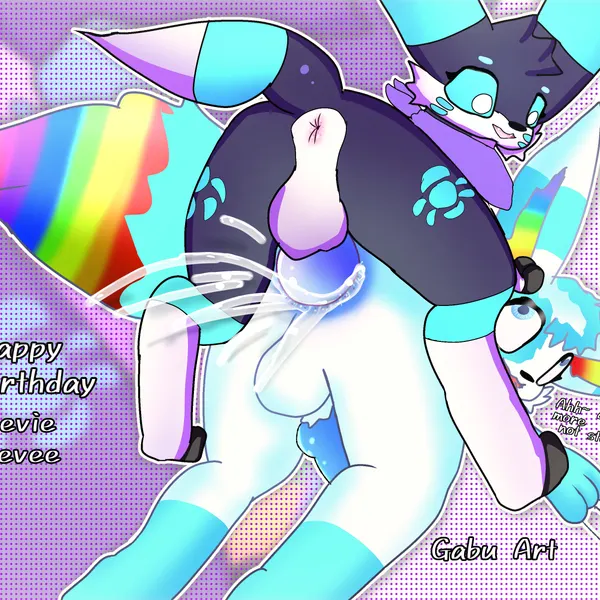 fan character, salvador (gabu art), xevie eevewhite (character) (nintendo, pokemon) created by xevie eevee (artist)