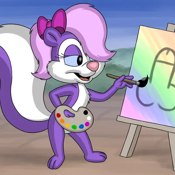 fifi la fume (tiny toon adventures, warner brothers) created by omatic