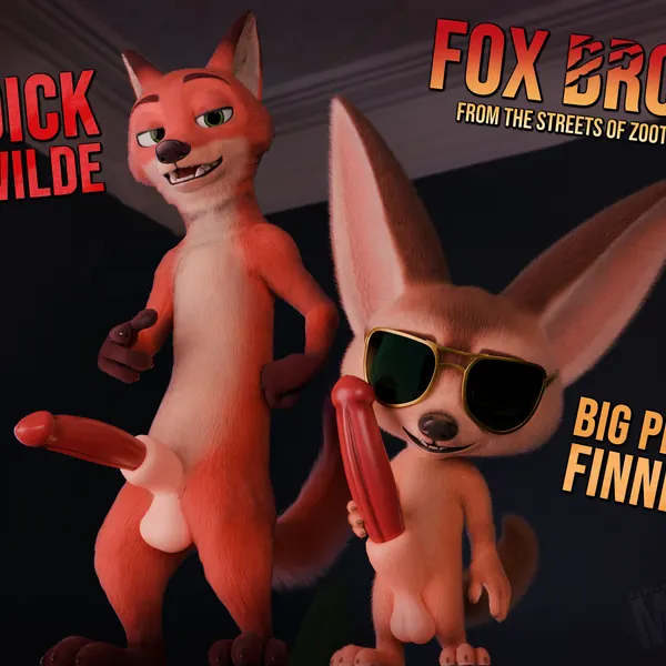 finnick (zootopia), nick wilde (disney, zootopia) created by moorsheadfalling