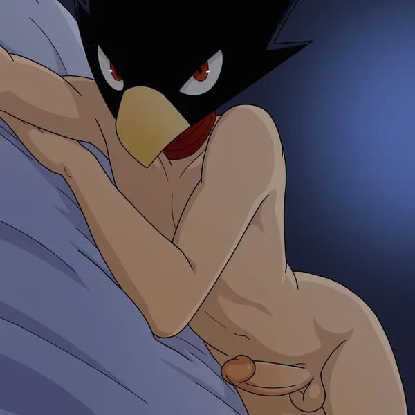 fumikage tokoyami (my hero academia) created by darkwolf79