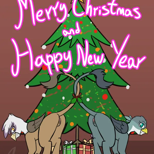 gabby (mlp), gilda (mlp) (christmas, friendship is magic) created by sombird