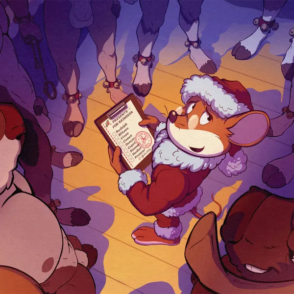 geronimo stilton, rudolph the red-nosed reindeer (geronimo stilton (series)) created by leo-artis