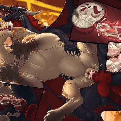 glamour (dirtyeyes), syranoth emberscale (mythology, wings of fire) created by cannibalistic tendencies