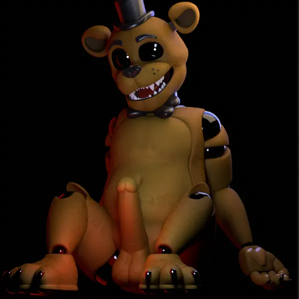 golden freddy (fnaf) (five nights at freddy's, scottgames) created by jizzyfox