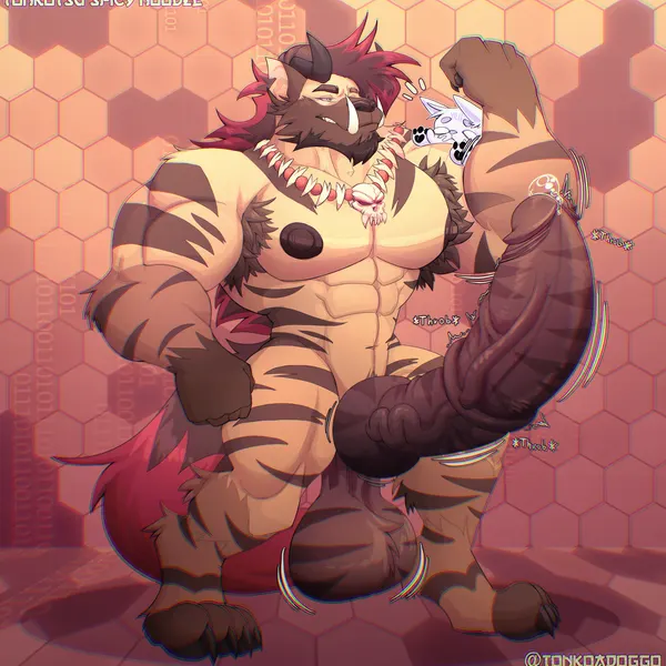 graffyeen, ych (character) created by tonkotsu spicy noodle