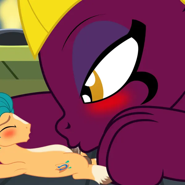 hitch trailblazer (mlp), sphinx (mlp) (friendship is magic, hasbro) created by badumsquish