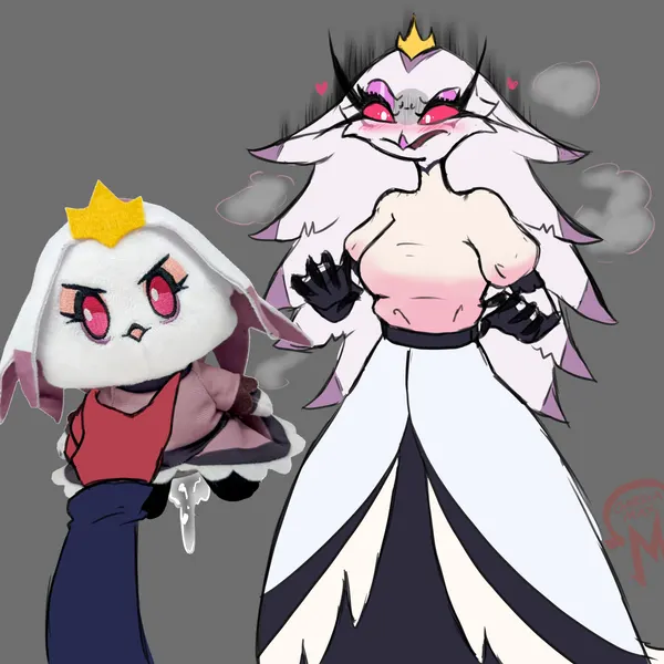 horn (omegamax), stella (helluva boss) (hellaverse, helluva boss) created by omegamax