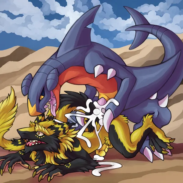 jackel (hacksource553) (nintendo, pokemon) created by spookybooty