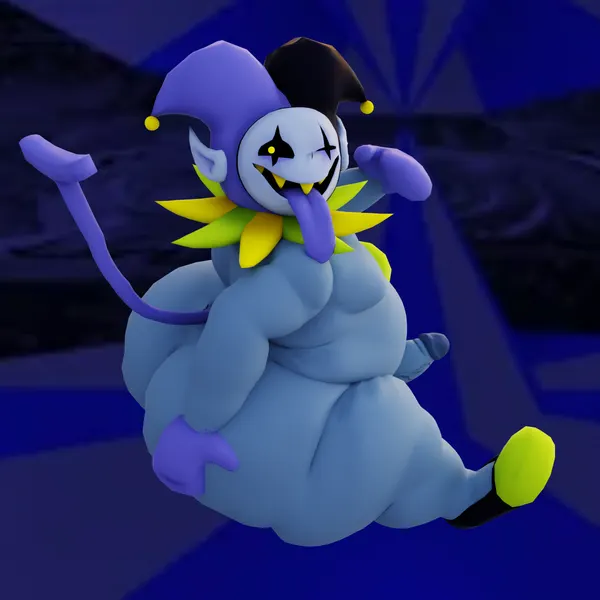 jevil (deltarune) (deltarune, undertale (series)) created by streetsign01
