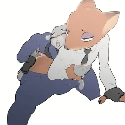 judy hopps, nick wilde (disney, zootopia) created by rabur3su