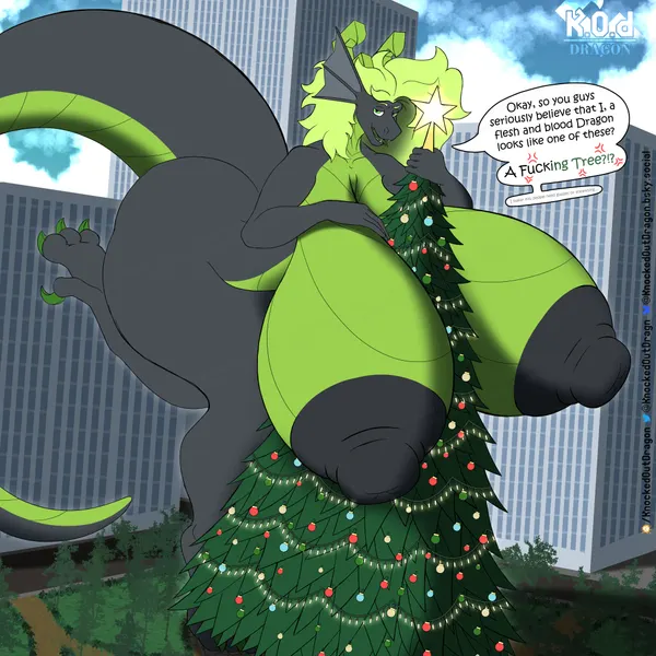 kaya (knockedoutdragon) (christmas, european mythology) created by knockedoutdragon
