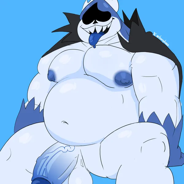 king spade (deltarune, undertale (series)) created by tsarapkaaa