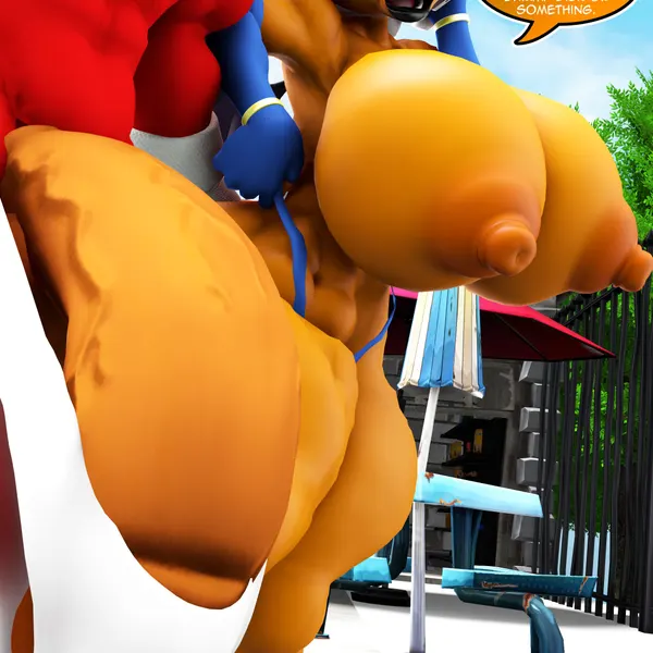 knuckles the echidna, rouge the bat, shadow the hedgehog (sega, sonic the hedgehog (series)) created by rocketspuff
