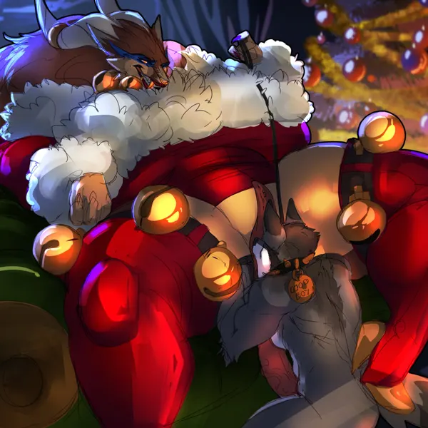 krampus, venus (djpuppeh), zigi (djpuppeh) (christmas) created by djpuppeh