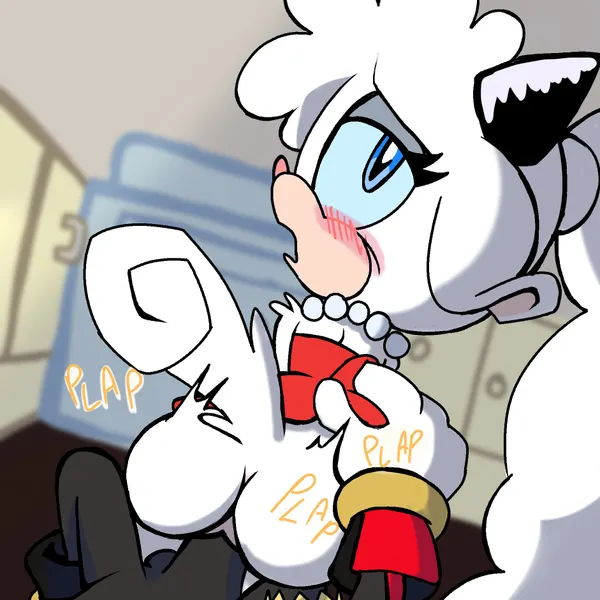 lanolin the sheep (sonic), shadow the hedgehog (idw publishing, sega) created by citrus1694