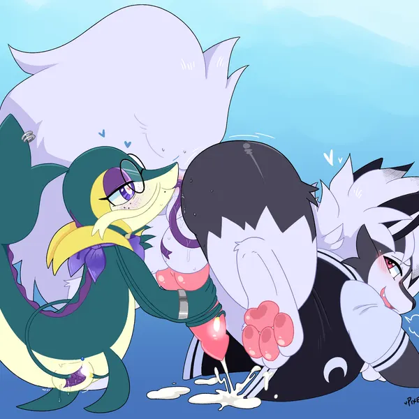 laroon, touki (crypticwolf) (nintendo, pokemon) created by pixelyteskunk