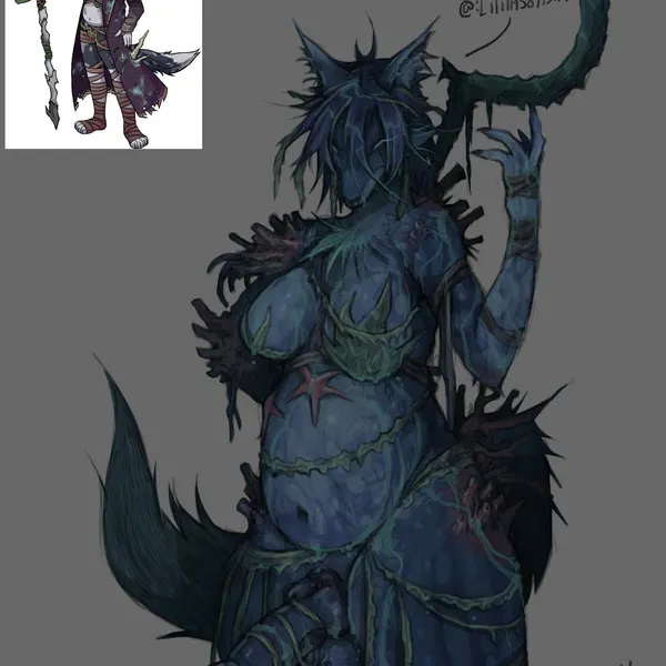 lilithdog created by drawmeu